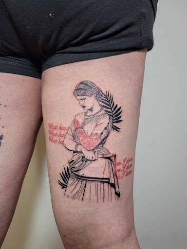 Explore japanese geisha tattoo ideas, creative tattoo ideas in Tacoma, available at TygerWolf Tattoo