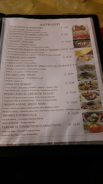 Menu / carte de Pizzeria Trattoria Il Garibaldino à Portoferraio