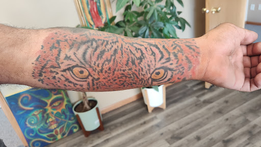 Explore japanese word tattoo ideas, creative tattoo ideas in South Sioux City, available at Hometown Hustle Tattoo