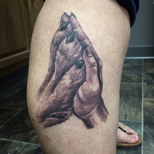 Explore word tattoo cover up ideas, creative tattoo ideas in Clarksburg, available at Art & Soul Studio Of Tattoo