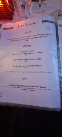 Restaurant Le Relais de la Chevrette à Bernex - menu / carte