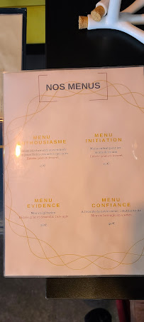 LA CASCADE INSOLITE à Le Vaudreuil menu