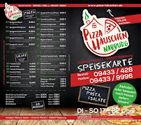 Carte du Pizza Häuschen à Nabburg
