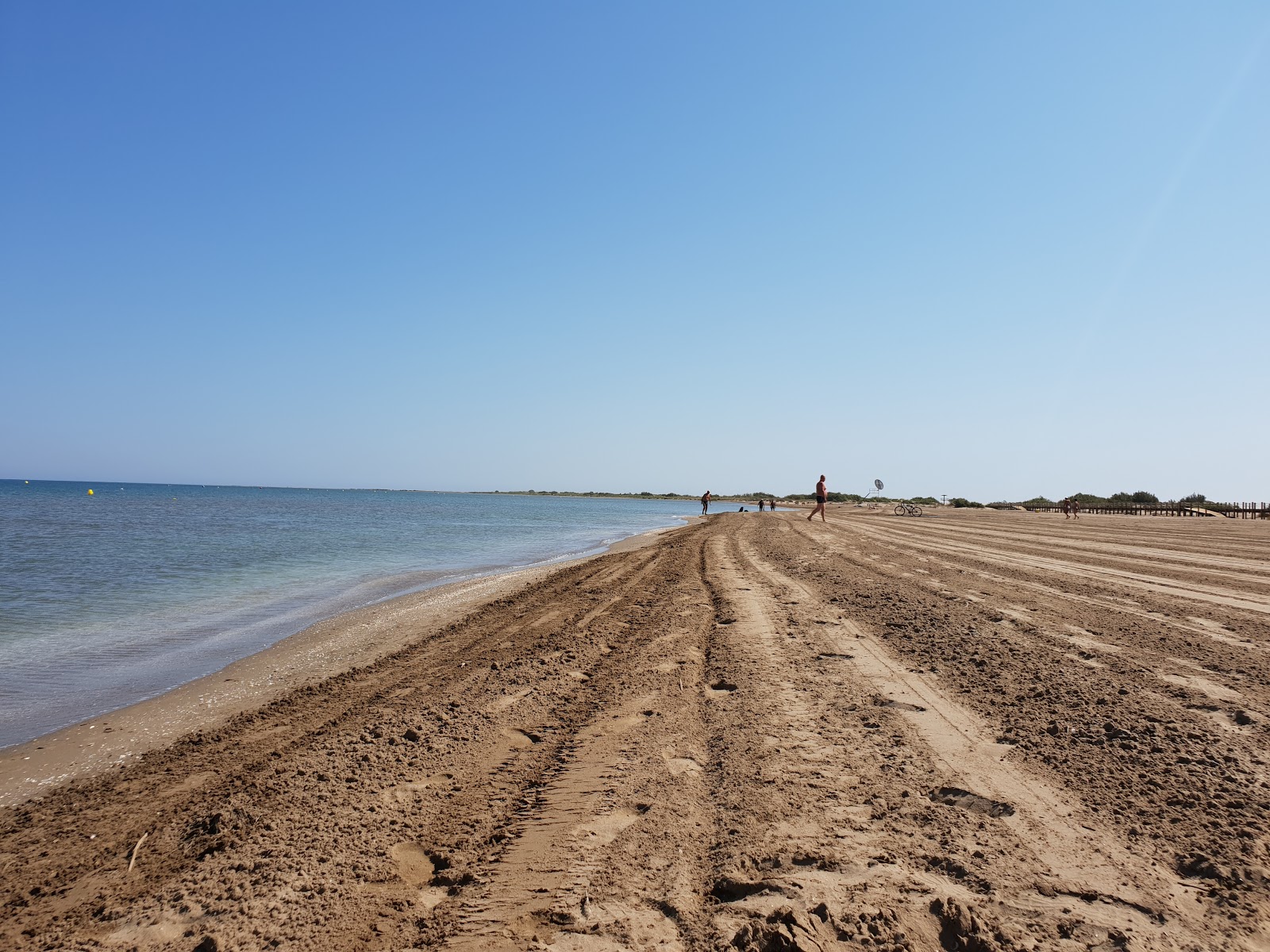 Foto von Strand von Riumar mit sehr sauber Sauberkeitsgrad