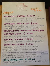 Restaurant Ostaria Nòva à Este (la carte)