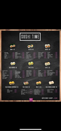 Restaurant de sushis Paradise Sushi à Lille (la carte)