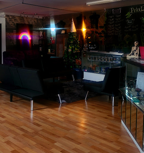 Explore peach tattoo ideas, creative tattoo ideas in Benton, available at Spectrum Tattoo