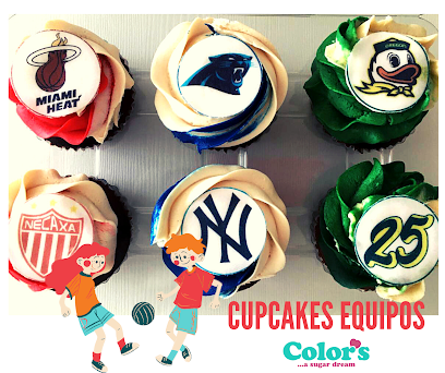 Cupcakes colors mx