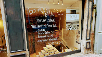 Boutique d'huîtres à Le Puy-en-Velay