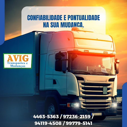 Logo da empresa - AVIG MUDANÇAS e Transportes