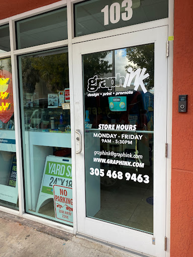 Commercial Printer «Graphink Inc, Doral Printing and Doral Signs Doral Banner», reviews and photos, 8850 NW 13th Terrace Unit 103, Miami, FL 33172, USA