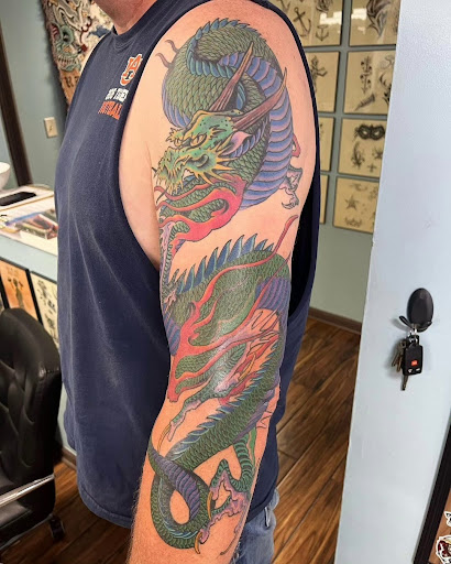 Explore custom tattoo ideas, creative tattoo ideas in Calhoun, available at A Sailors Grave Tattoo Parlor