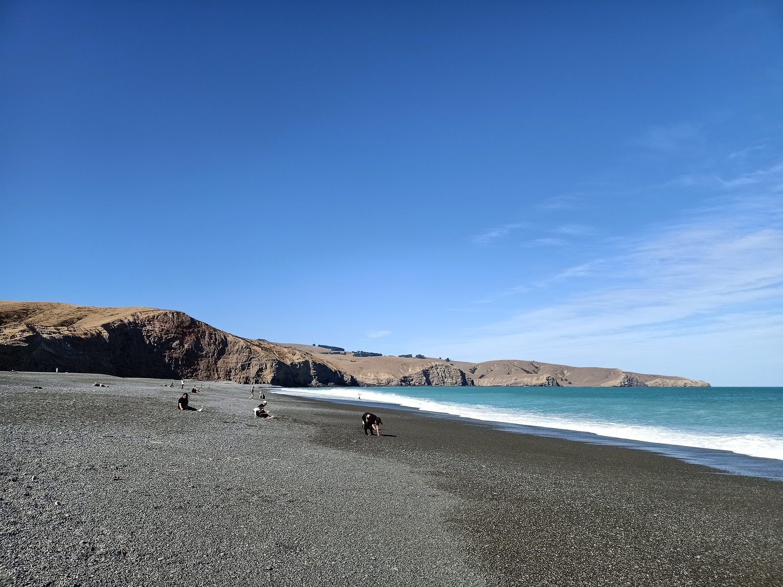 Φωτογραφία του Birdlings Flat Beach με γκρίζο βότσαλο επιφάνεια