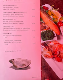 GOSCH Scharbeutz à Scharbeutz menu
