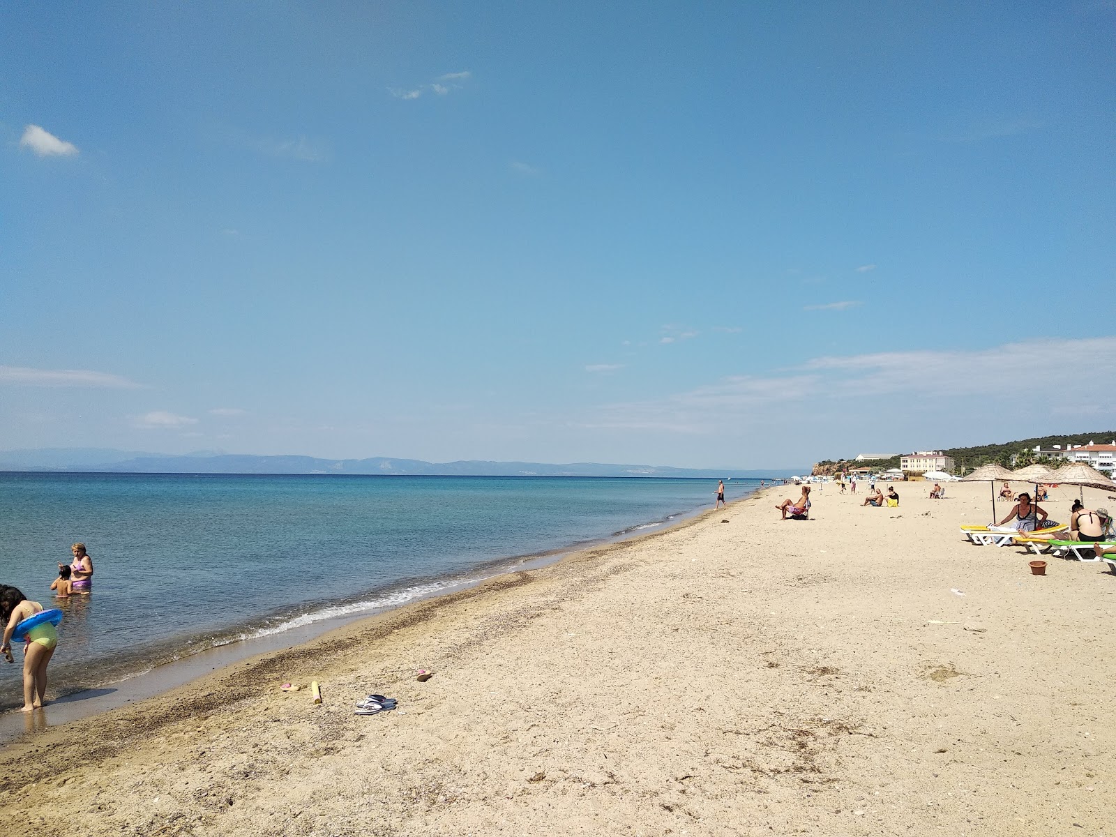 Fotografija Sarimsakli beach z svetel pesek površino