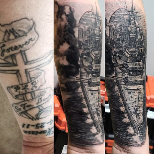 Explore tattoo ideas for grandchildren names, creative tattoo ideas in Kenosha, available at Kenosha Tattoo Company