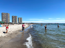 Südstrand Strand'in fotoğrafı uzun koy ile birlikte