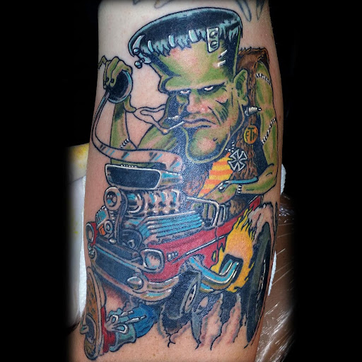 Explore hair tattoo ideas, creative tattoo ideas in Snohomish, available at Unknown Tattoo Co.