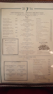 Café Paris à Hamburg menu