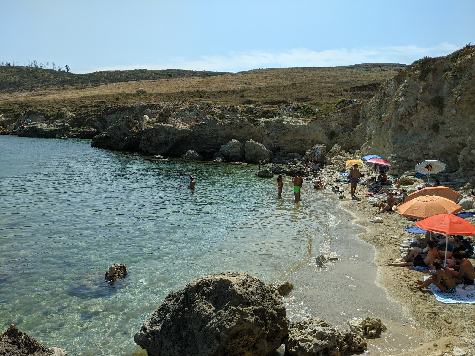 Spiaggetta dell'Orte'in fotoğrafı küçük koy ile birlikte