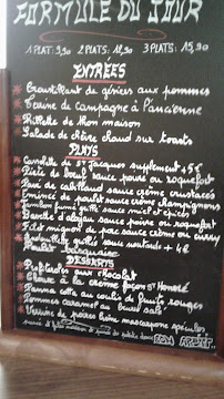 Menu / carte de Au Petit Bonheur à Chateaulin