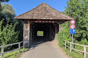 Historische Holzbrücke Oberbaumgarten image