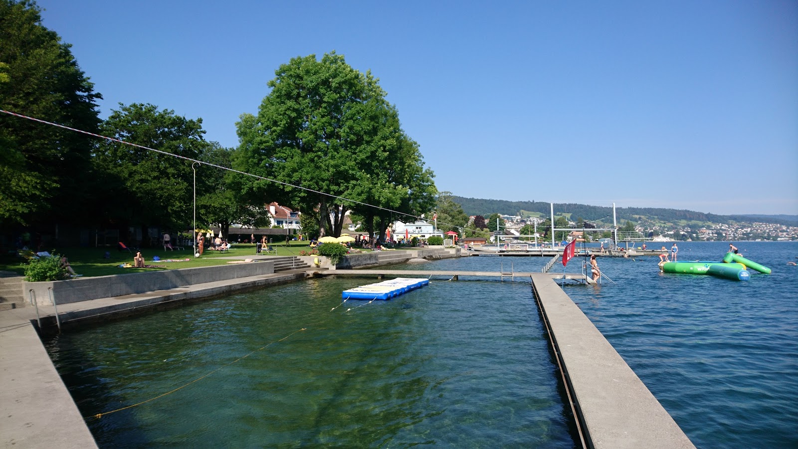 Foto van Strandbad Kapfnach - populaire plek onder ontspanningskenners