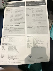 Restaurant coréen Dochilak Opéra à Paris - menu / carte