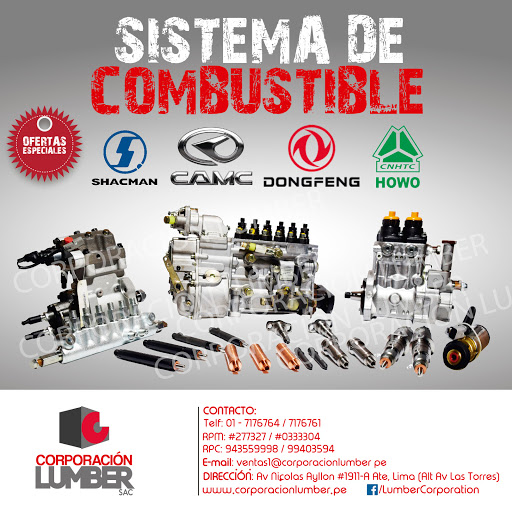 CORPORACION LUMBER - REPUESTOS PARA HOWO - SHACMAN - DONGFENG - CAMC - JAC - FOTON - LIUGONG - SITRAK - CHENGLONG - LONKING - SDLG - XCMG - HONGYAN