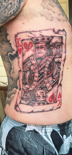 Explore tattoo ideas for guys shoulder, creative tattoo ideas in Roanoke, available at RailYard INK