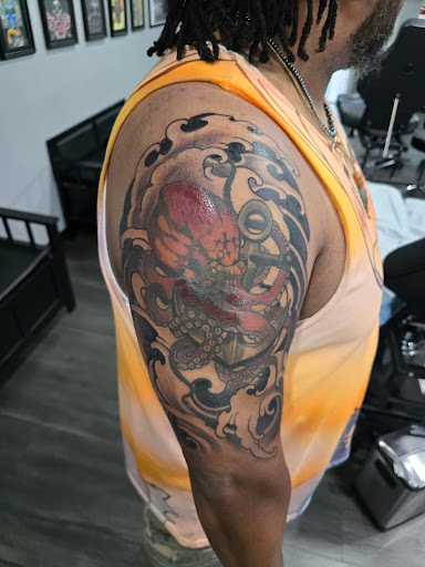 Explore underdog tattoo ideas, creative tattoo ideas in Atlanta, available at Golden Anchor Tattoo