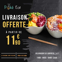 Poké Eat à Saint-Maur-des-Fossés carte