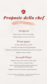 Menu / carte de Pizzeria Ristorante Vecchia Brianza à Nava
