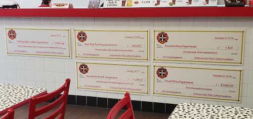 Sandwich Shop «Firehouse Subs», reviews and photos, 933 Pleasant Grove Blvd #100, Roseville, CA 95678, USA