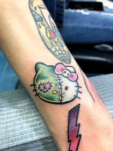 Explore baby yoda tattoo ideas, creative tattoo ideas in Aurora, available at Ronin Tattoo Studio INC