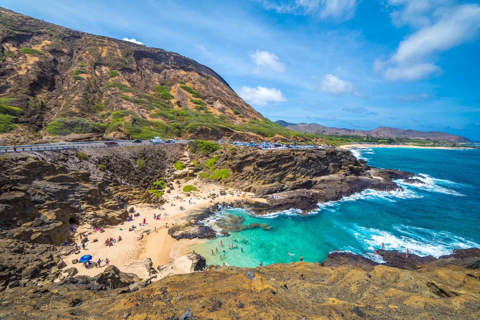 Halona Beach Cove的照片 带有小海湾