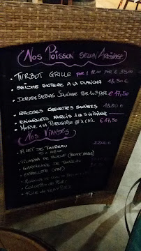 Restaurant L'HIPPOCAMPE CHEZ AMY à La Tremblade (le menu)