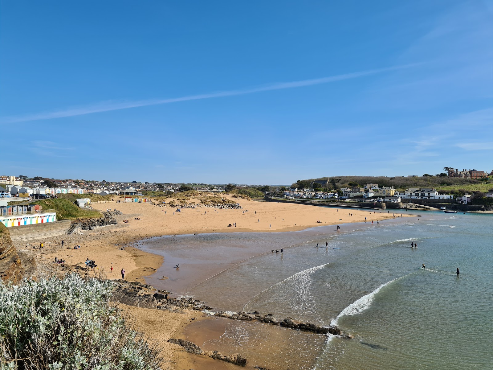 Photo of Summerleaze beach with bright sand surface