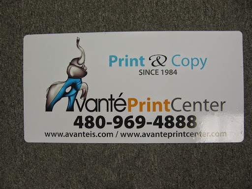 Print Shop «Avante Print Center», reviews and photos, 218 W Hampton Ave #13, Mesa, AZ 85210, USA