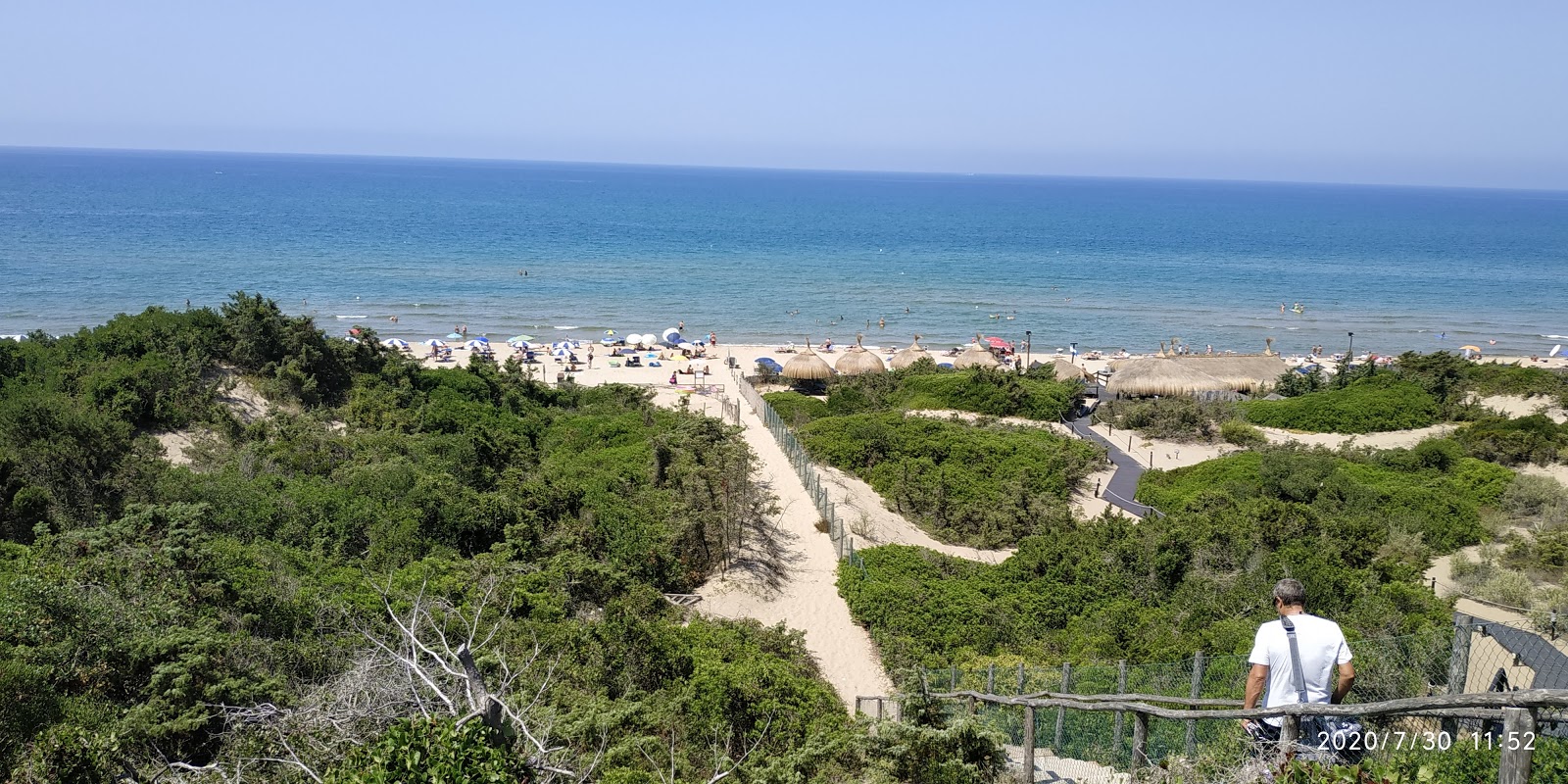 Valokuva Spiaggia di Sabaudiaista. ja sen kaunis maisema