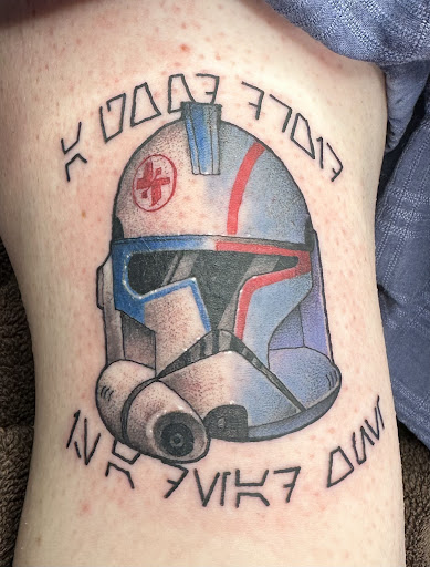 Explore tattoo shading ideas, creative tattoo ideas in Eureka, available at Bohemian Tattoo