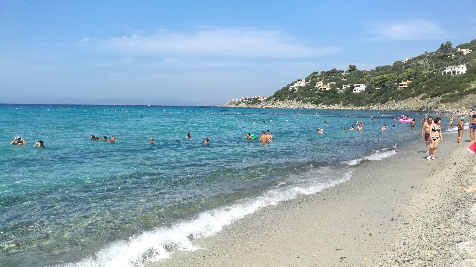 Foto av Spiaggia di Cann'e Sisa med rymlig bukt