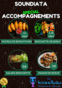 Restaurant africain Le Soundiata à Alfortville - menu / carte