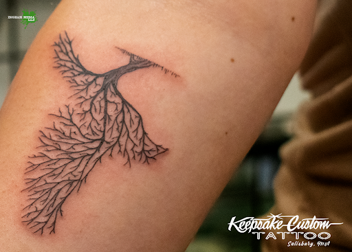 Explore dog nose print tattoo ideas, creative tattoo ideas in Salisbury, available at Keepsake Custom Tattoo & Body Piercing Laser Tattoo Removal