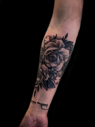 Explore tattoo filler ideas men, creative tattoo ideas in Belleville, available at Dark Horse Tattoo Company, LLC