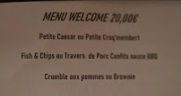 Le Welcome à Saint-Cyprien menu
