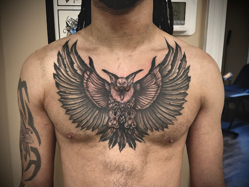 Find beach scene tattoo ideas for your next unique tattoo in Tannersville at Sacred Ink Studio