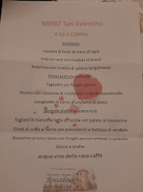 Menu du Pizzeria Roccolino à Bergamo