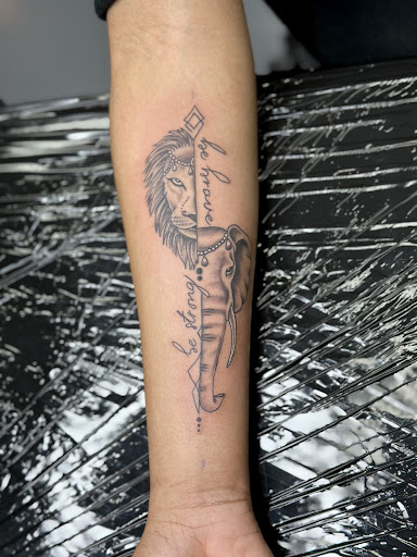 Explore outside forearm tattoo ideas, creative tattoo ideas in Meridian, available at Creative Pain Tattoo Studio