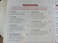 Restaurant vietnamien Mama Luu à Lüneburg (le menu)